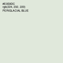 #E0E8DC - Periglacial Blue Color Image